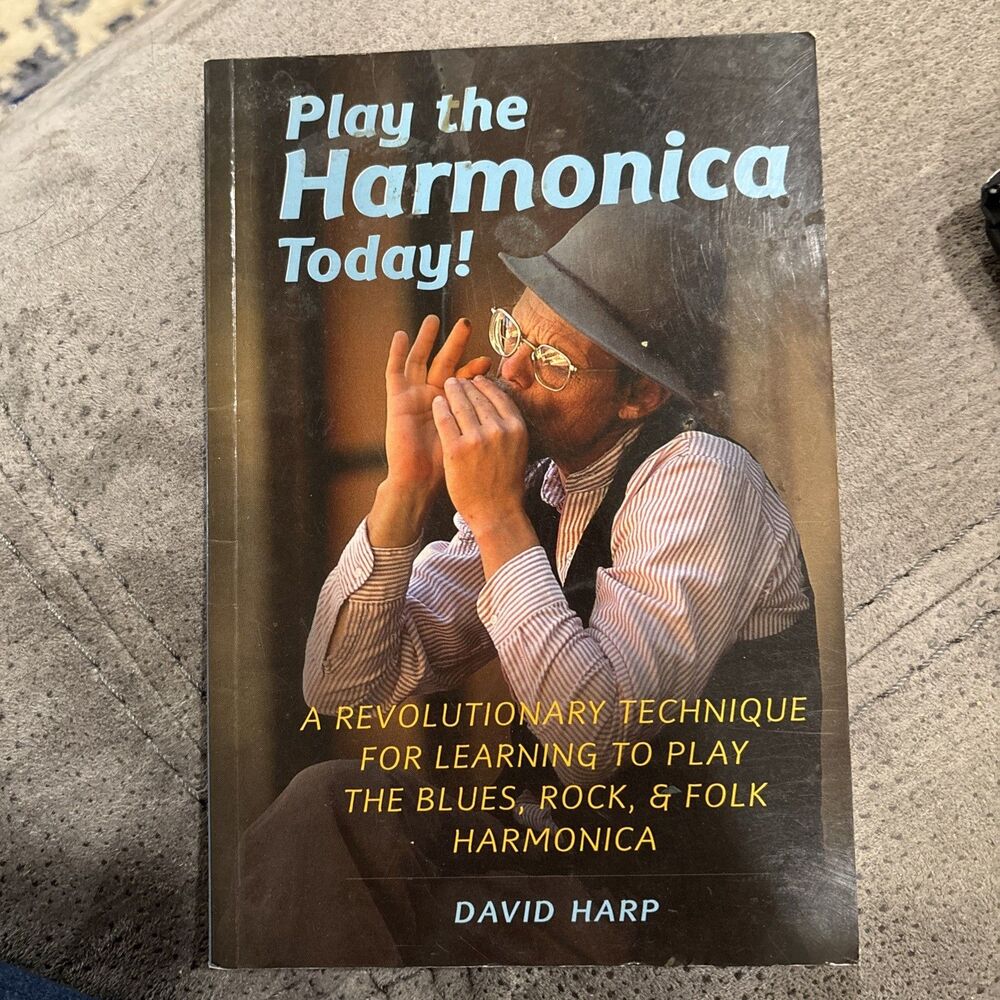 Play the Harmonica Today! Book by David Harp. 1998 Manual How To Learn Music